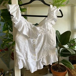 Ralph Lauren 100% linen blouse